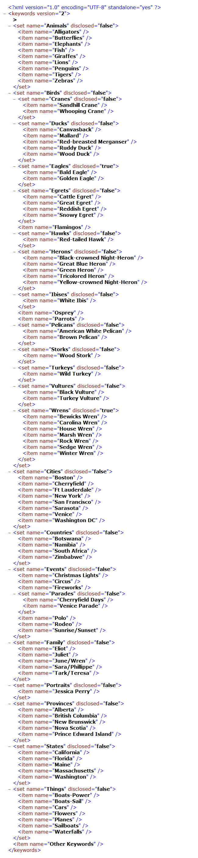 Keyword Sample