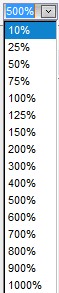Image Zoom Ratio