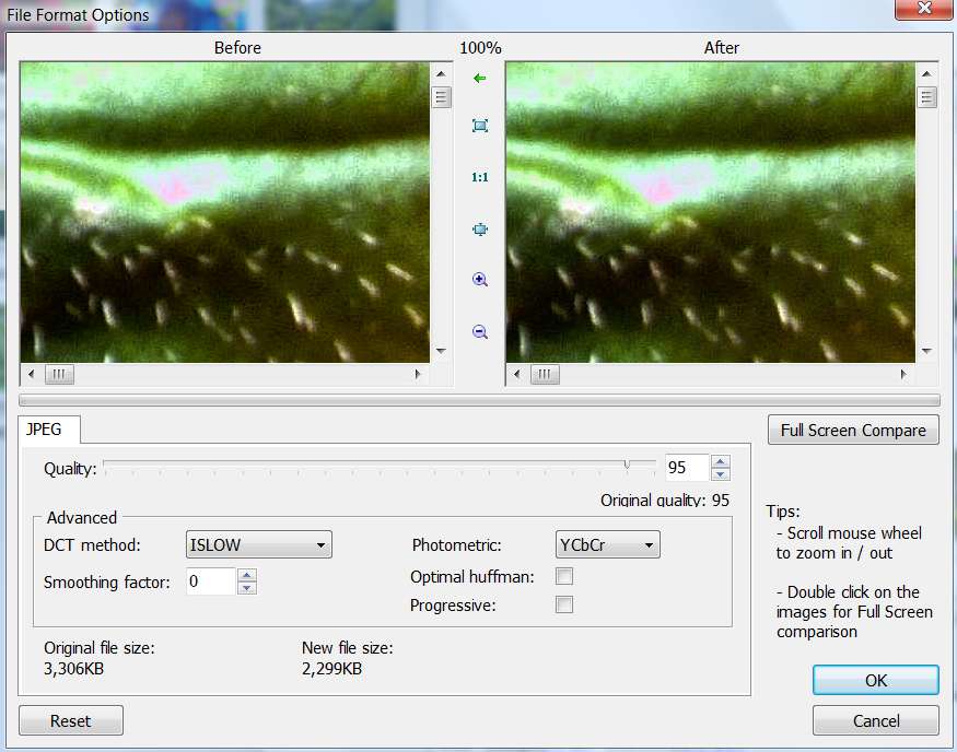 jpg Options