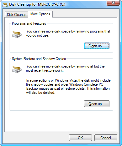 Disk Cleanup