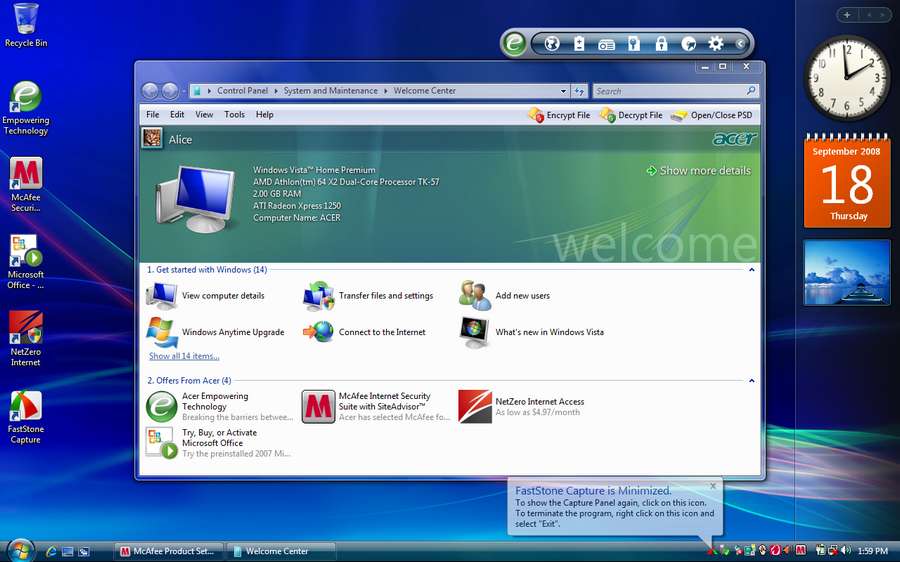 acer empowering technology windows 7 free download