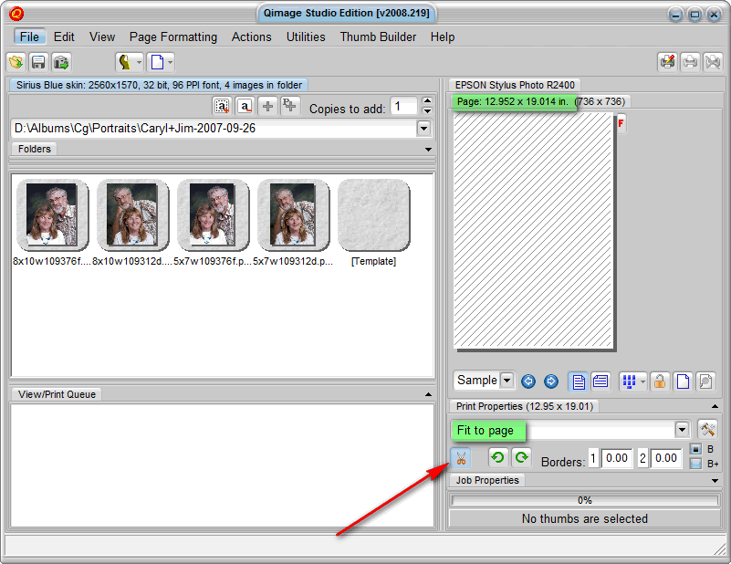 Qimage Test Strip