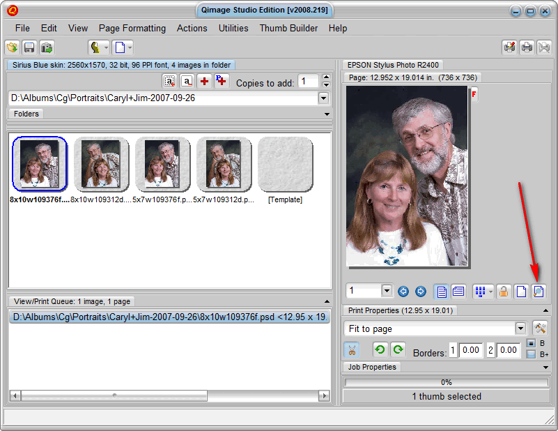 Qimage Test Strip