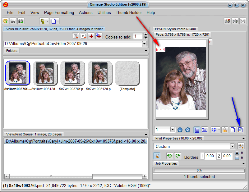 Qimage Test Strip
